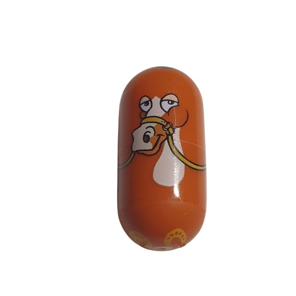 Mighty Beanz Series 3 Horse Bean 144 Collectible 2002 Orange Capsule Toy Moose